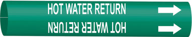 Pipe Mrkr Hot Water Return 10in H 32in W