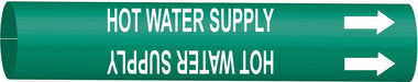 Pipe Mrkr Hot Water Supply 10in H 24in W