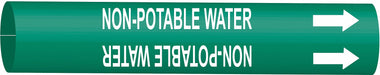 Pipe Mrkr Non-Potable Watr 10in H 32in W