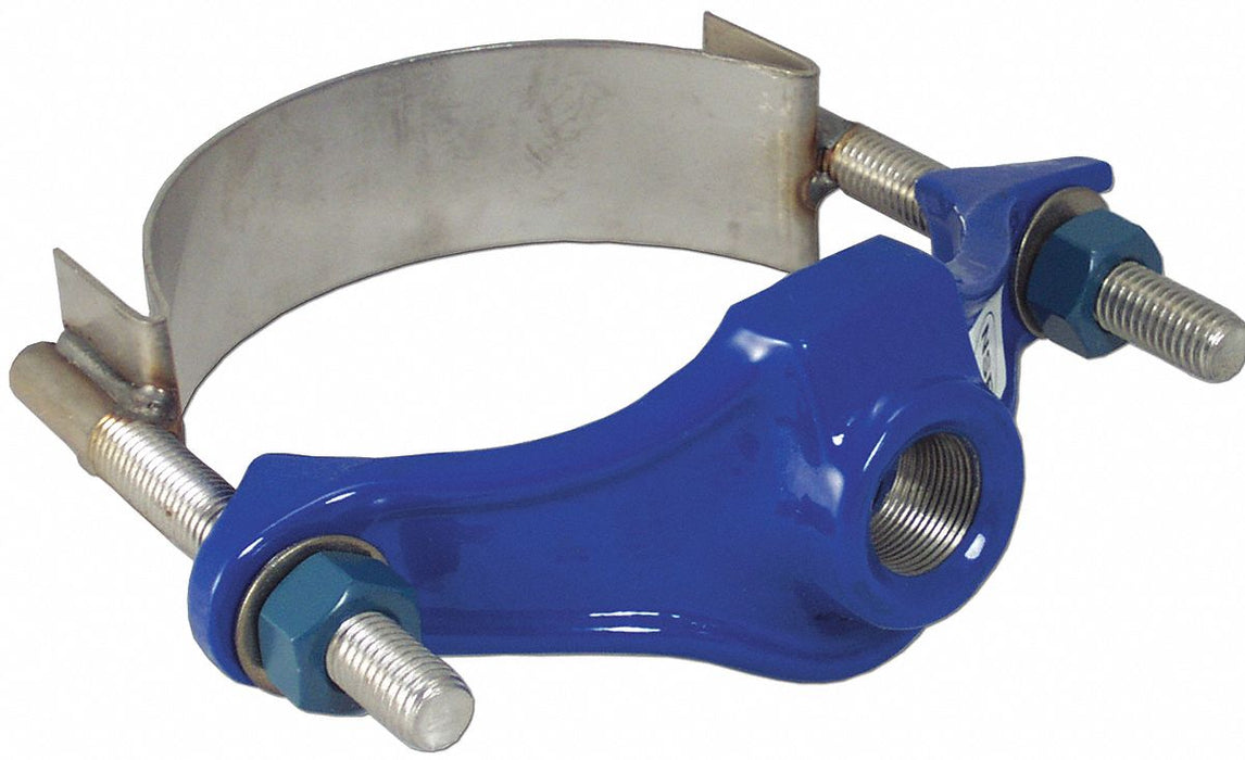Saddle Clamp 8 Pipe Size 1.5 NPT Outlet
