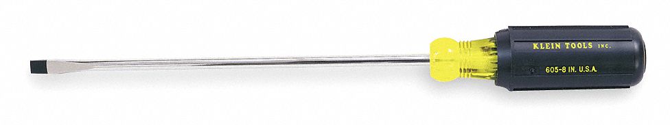 SlottedScrewdriver Slt 1/4in Blc Round