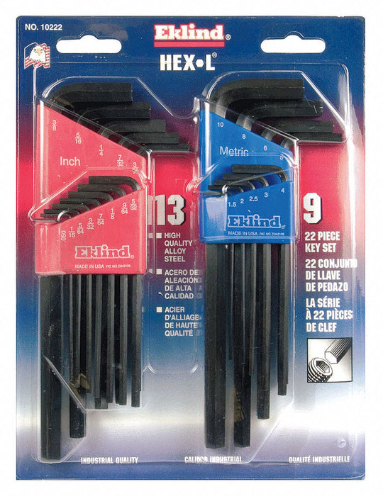 HexKeySet Hex Straight L Long 22pcs
