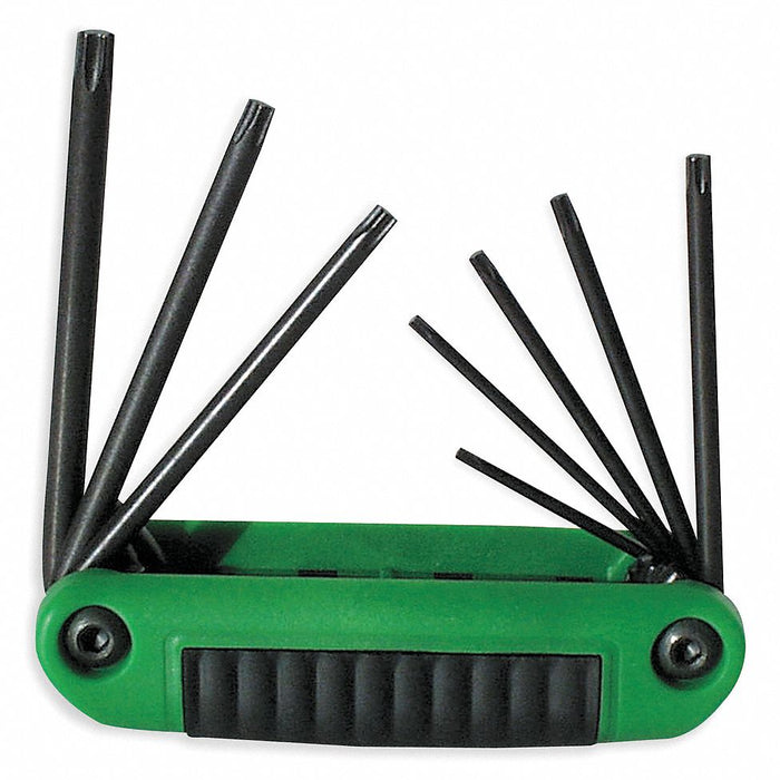 Torx Key Set Folding Shape 2 1/2 to 4 in