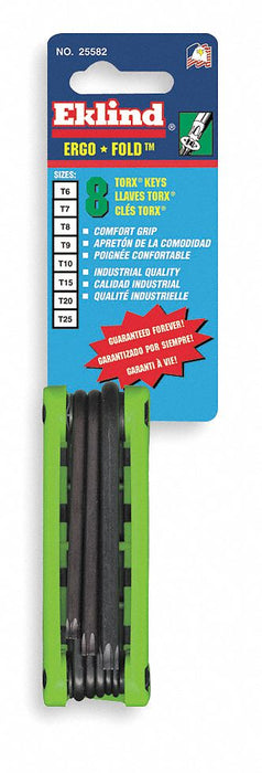 Torx Key Set Folding 2 to 3 19/64 in