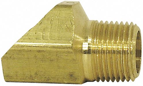 Elbow Brass vertedFlare1/4 MNPT1/8 PK10
