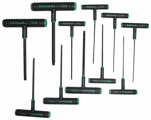 Torx Key Set T Shape 6 in