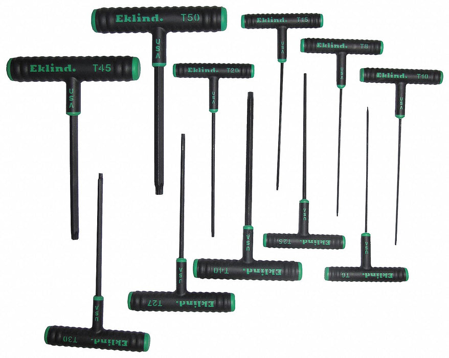 Torx Key Set T Shape 6 in