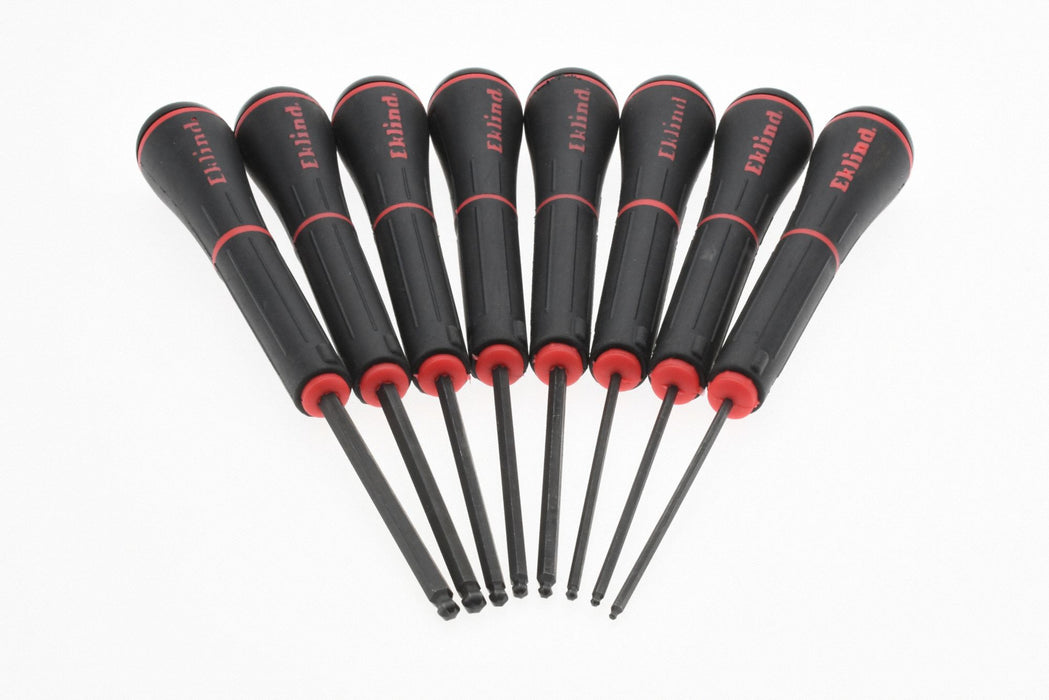 Ball Hex End Screwdriver Set SAE 8 pcs