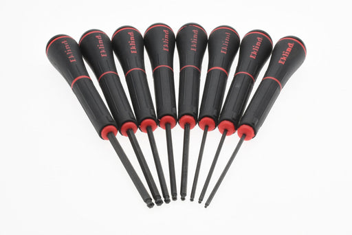 Ball Hex End Screwdriver Set SAE 8 pcs