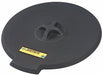 Drum Funnel Cover Black H3.25xL9xW9 in
