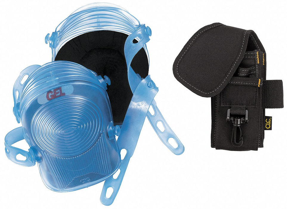 Knee Pad UNIV Button Black/Blue PR
