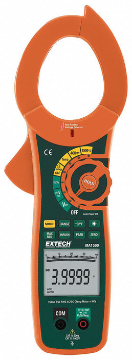 DigitalClampMeter TRMS 1500A 750VAC