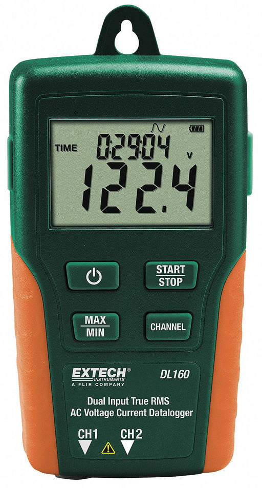 Dual Input AC Voltage/Current Datalogger