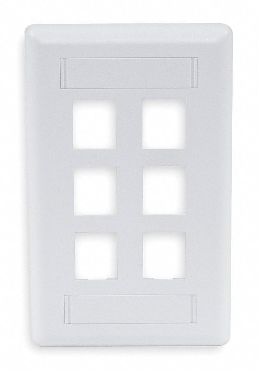 Wall Plate 6 Port