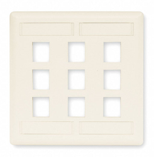 Wall Plate 9 Port