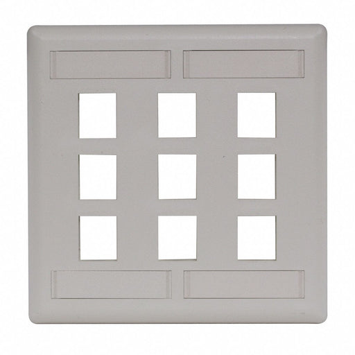 Wall Plate 9 Port