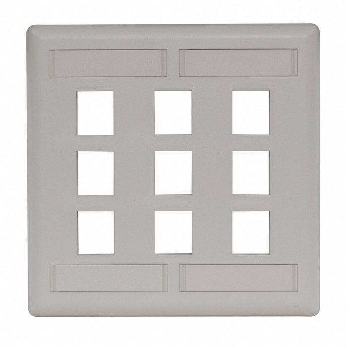 Wall Plate 9 Port