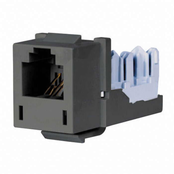 M1017 Modular Jack 0.875 in H Gray