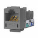 M1018 Modular Jack 0.875 in H Gray