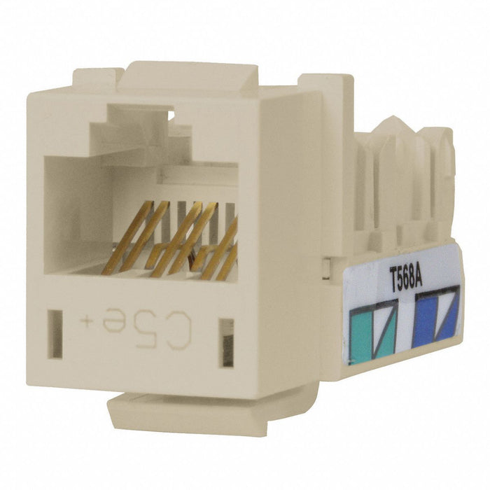 M1018 Modular Jack 0.875 in H Off-White