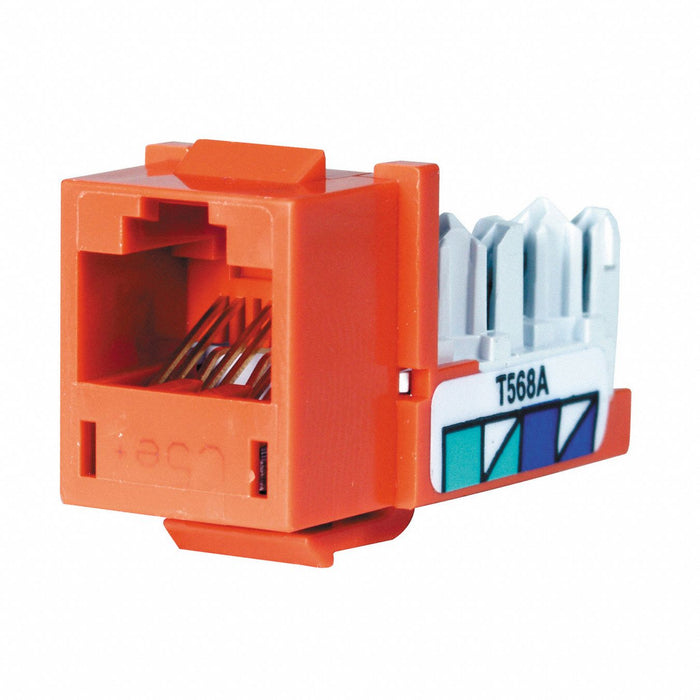 M1018 Modular Jack 0.875 in H Orange