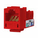 M1018 Jack Red Cat5e Rj45