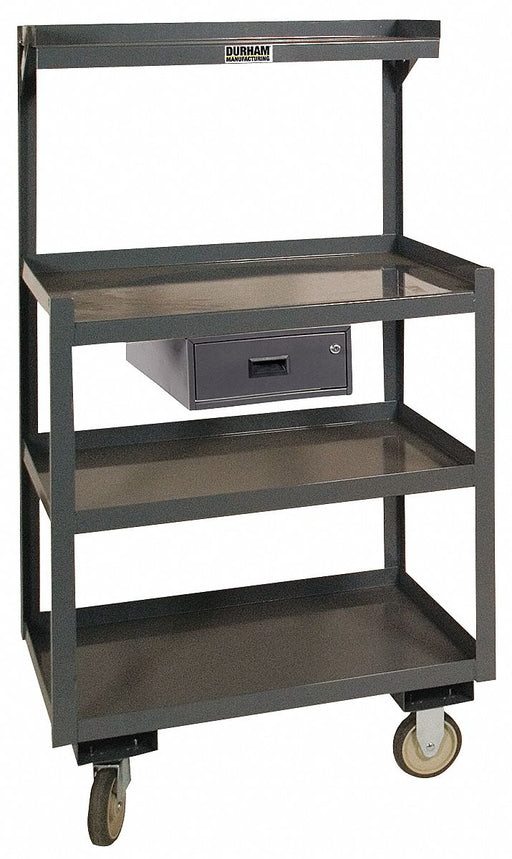 Mobile Wrkstion Steel 30 L 24 W 4 Shelf