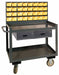 Louvered Cart 36 W x 24 D x 65-5/8 H