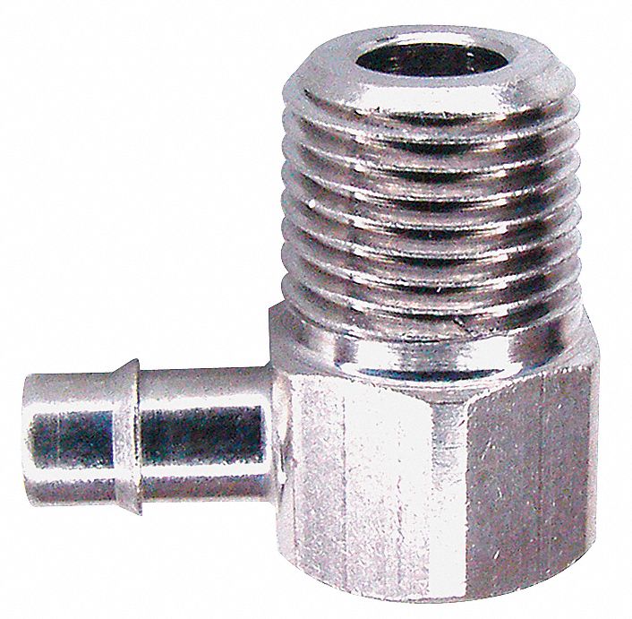 Elbow Brass Barbed 1/8  MNPT 1/16 