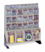 Single Sided Tip-Out Stand PwdrCtd 28 in