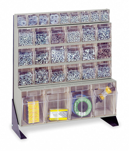 Single Sided Tip-Out Stand PwdrCtd 28 in