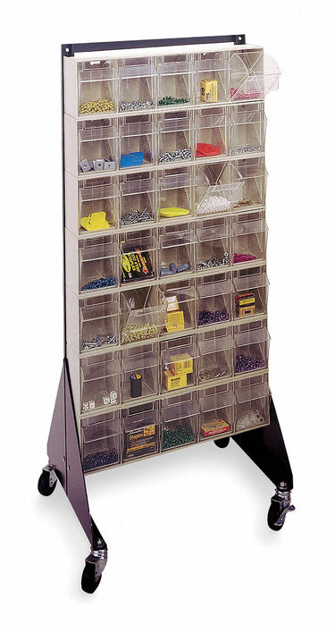 Double Sided Tip-Out Stand PwdrCtd 52 in