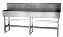 Wash Station 80 x20 x45 Silver
