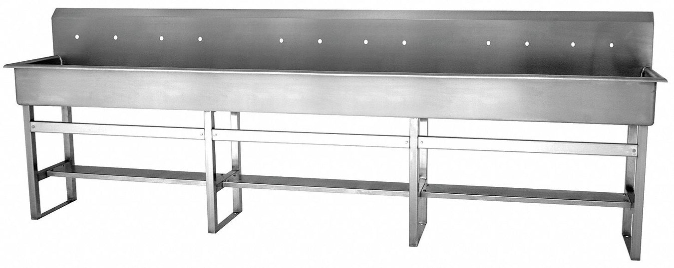 SaniLav Wash Sta Rect 117inx16-1/2inx8in