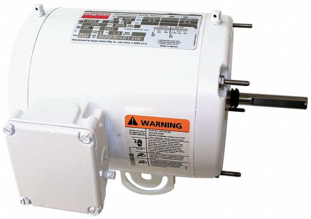 WashdownMotor 1/3hp 1700RPMYZ 115/230VAC