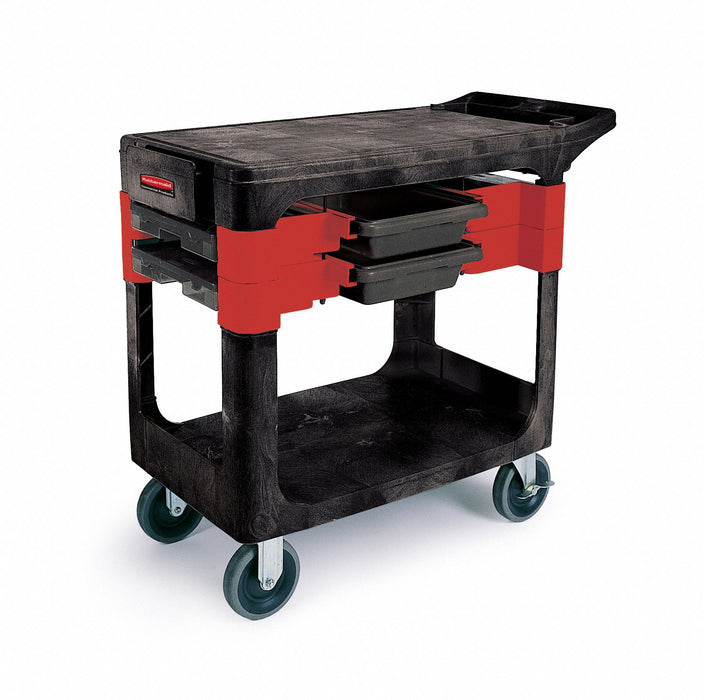 Mobile Cab Bench Plastic 38 W 19-1/4 D