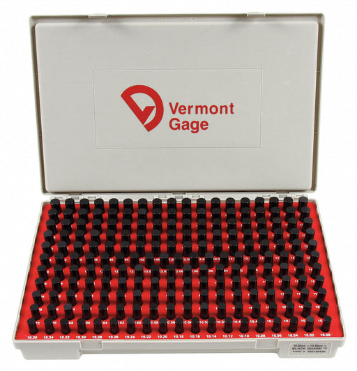 Black Ox-Coated Pin Gauge Set Metric
