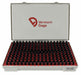 Black Ox-Coated Pin Gauge Set Metric