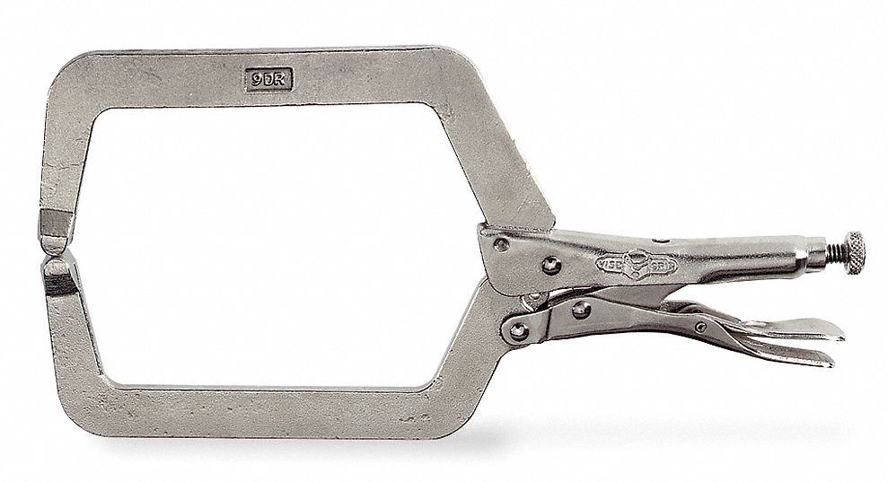 Locking C-Clamp 9 4-1/2Cap 4-3/4 Throat
