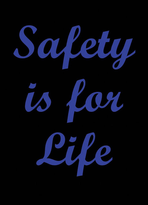 Safety Logo Entrance Mat Black 3ft.x5ft.