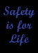 Safety Logo Entrance Mat Black 3ft.x5ft.