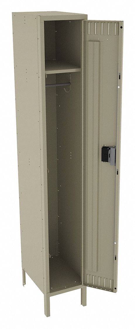 F0411 Lckr 1x1Lckr Sand 78 x12 x18 UnAssm