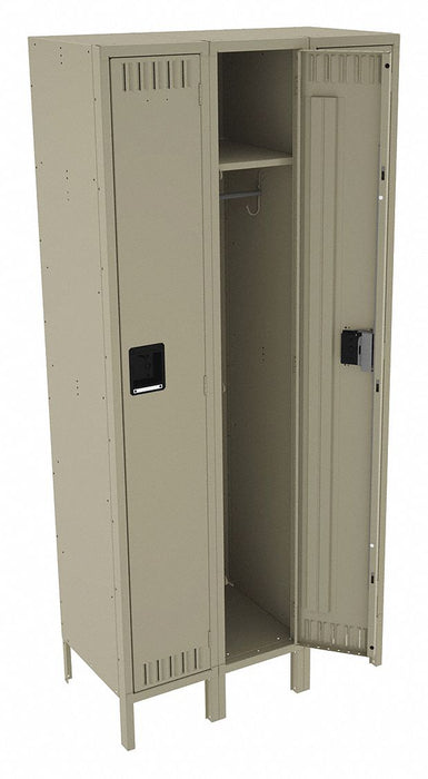 F0416 Lckr 1x3Lckr Sand 78 x36 x18 UnAssm