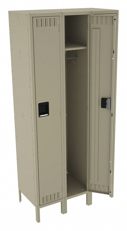 F0416 Lckr 1x3Lckr Sand 78 x36 x18 UnAssm