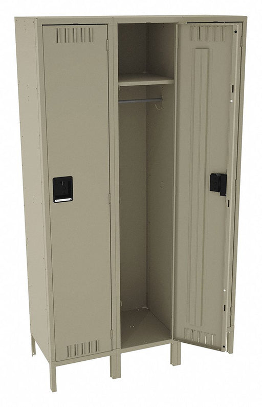 F0417 Lckr 1x3Lckr Sand 78 x45 x18 UnAssm