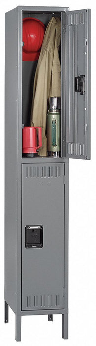 F0418 Lckr 2x1Lckr Gray 12 x12 x12 UnAssm