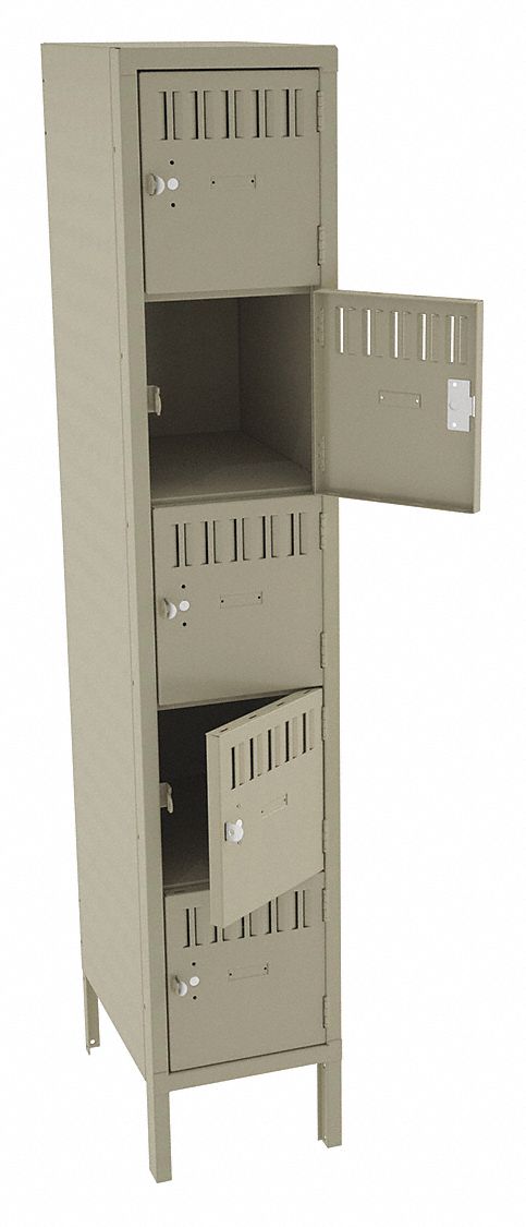 Bx Lckr 5x1Lckr Sand 66 x12 x18 Assm