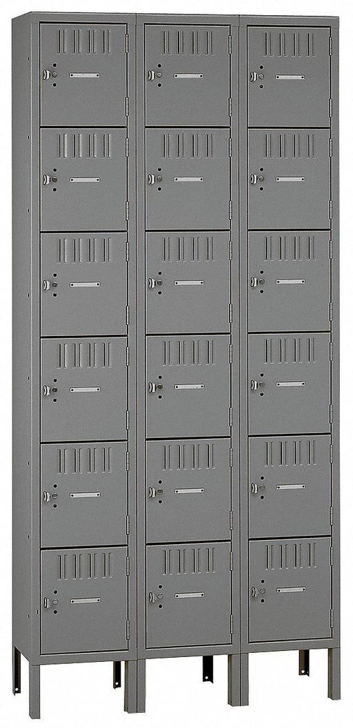 Bx Lckr 6x3Lckr Gray 78 x36 x18 UnAssm