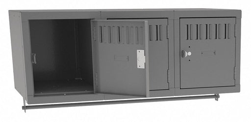 K7521 Bx Lckr 1x3Lckr Gray 12 x36 x18 Assm