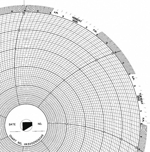 M6780 Circular Paper Chart 7 day 100 pkg